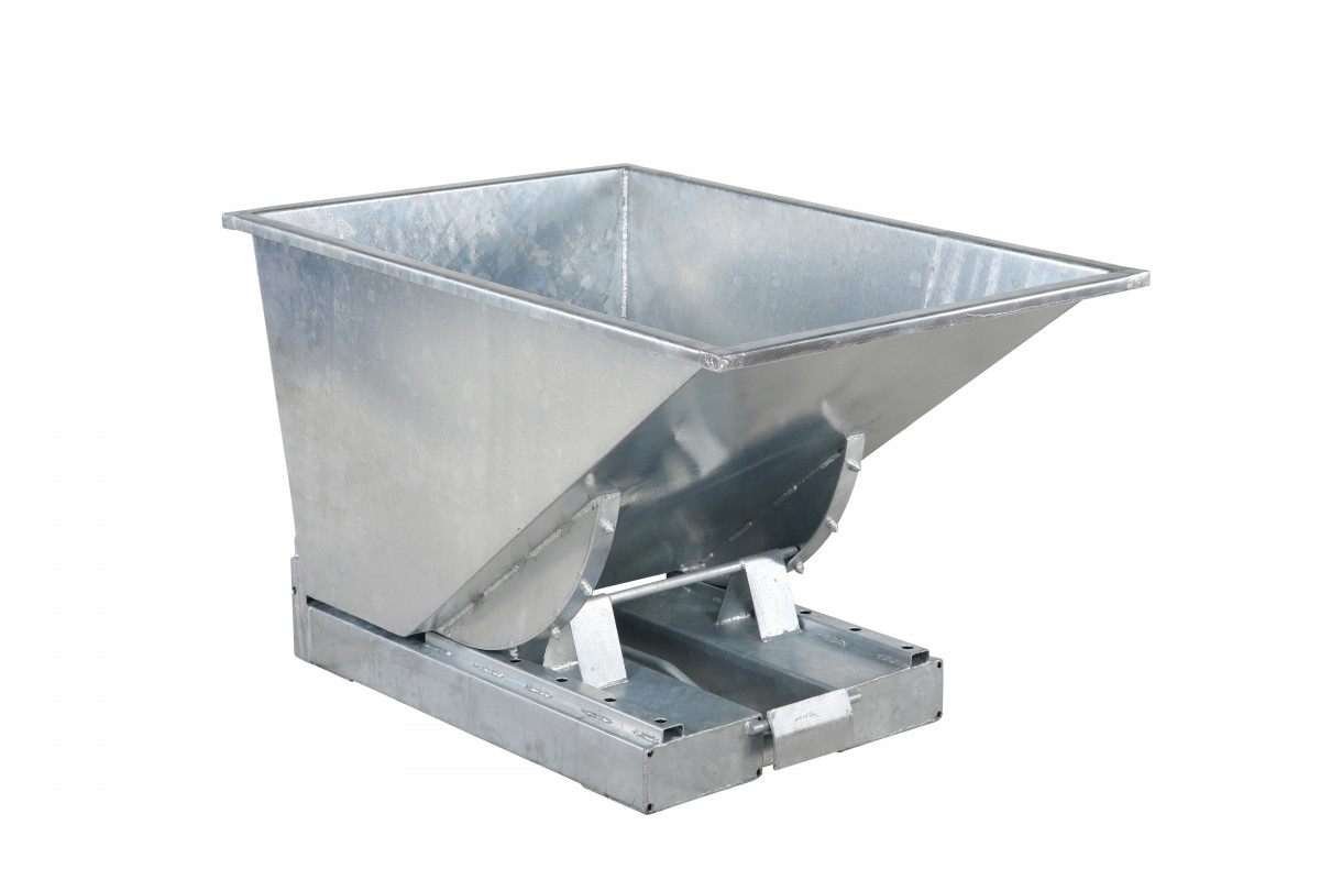 Benne auto-basculante acier galvanisé