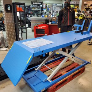 Pont moto ciseaux 700kgs manuel et pneumatique